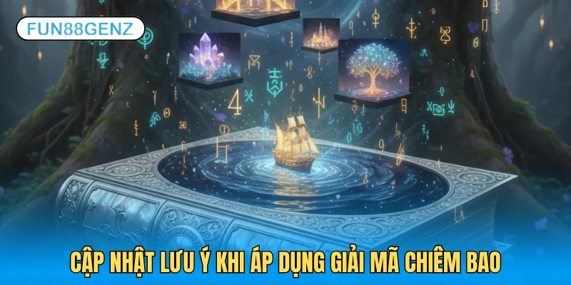 Cập nhật lưu ý khi áp dụng giải mã chiêm bao