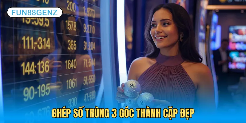 Ghép số trùng 3 góc thành cặp đẹp