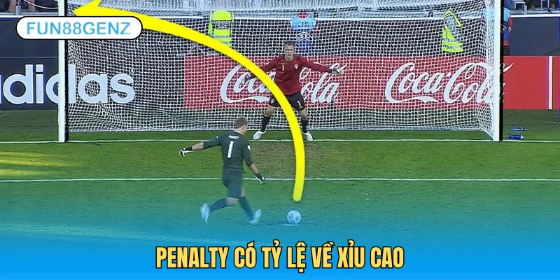 Kèo penalty có tỷ lệ về Xỉu cực cao ở 10 loạt đầu