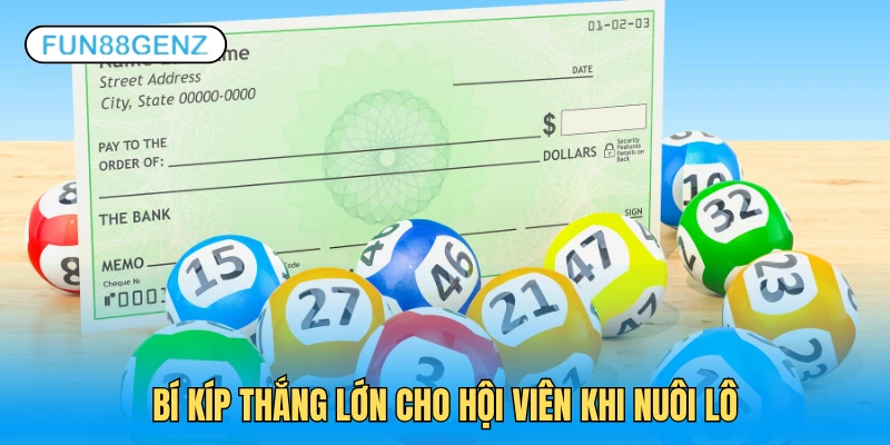 Mẹo thắng đậm, thu lời hậu hĩnh khi nuôi lô