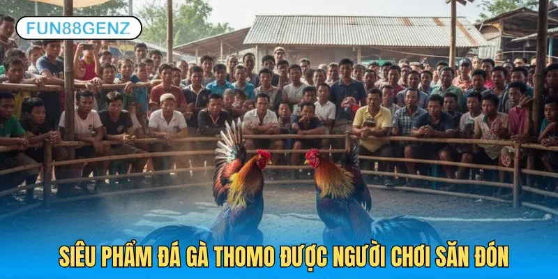 Siêu phẩm đá gà Thomo được hàng triệu người chơi săn đón