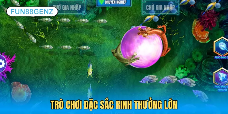 Trò chơi đặc sắc giúp người dùng rinh thưởng lớn