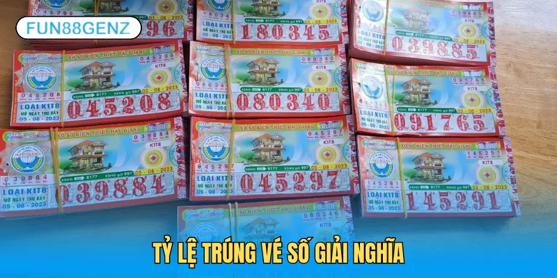 Tỷ lệ trúng vé số có sự khác biệt